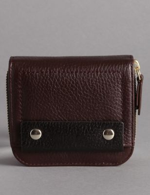 Leather Zip Around Purse with Cardsafe&trade;